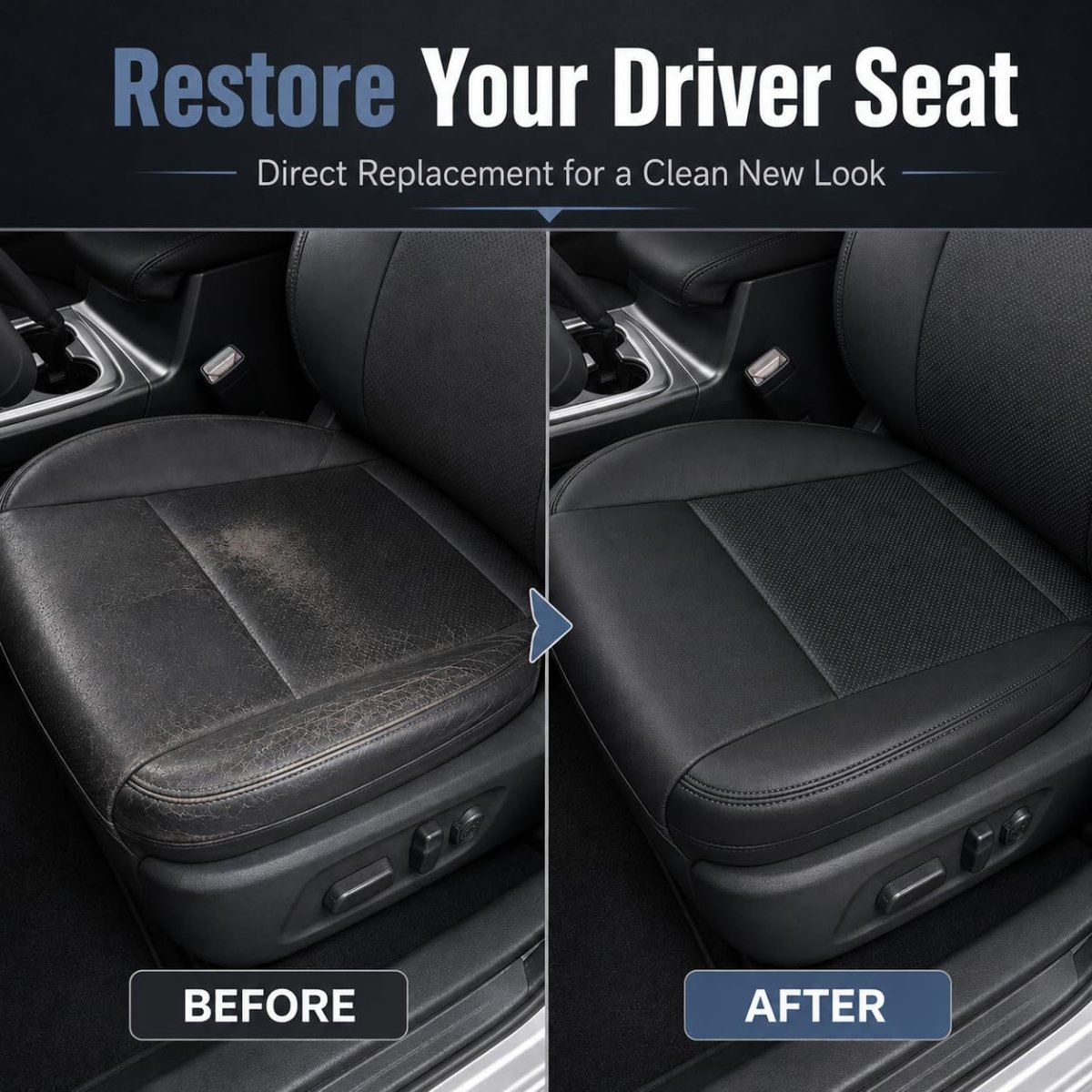 Perforated Seat Covers For Subaru Outback Legacy 2015 To 2019 4 Piece Front Set Slate Black Microfiber Leather Fits Heated