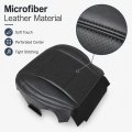 Perforated Seat Covers For Subaru Outback Legacy 2015 To 2019 4 Piece Front Set Slate Black Microfiber Leather Fits Heated