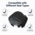 Perforated Seat Covers For Subaru Outback Legacy 2015 To 2019 4 Piece Front Set Slate Black Microfiber Leather Fits Heated