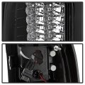 Acanii Replacement For 1994-2001 Dodge Ram 1500 2500 3500 Pickup Black Led Tail Lights Brake Lamps Driver Passenger