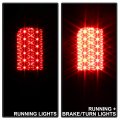 Acanii Replacement For 1994-2001 Dodge Ram 1500 2500 3500 Pickup Black Led Tail Lights Brake Lamps Driver Passenger