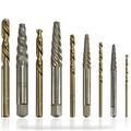 Neiko 01925a Screw-extractor And Left-hand Drill-bit Set Hss M2 Steel Drill Bits Alloy Spiral Flutes Reverse Bolt Extractor 