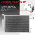 Auto Dynasty 3791 Aluminum A C Condenser Compatible With Ford Mustang 10-14