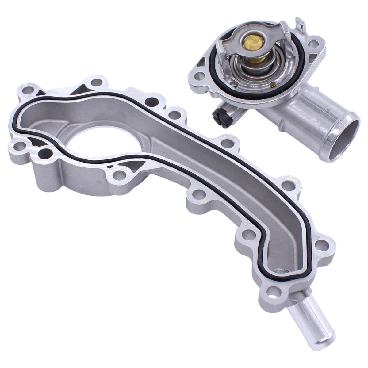 Aluminium Engine Water Outlet Thermostat Housing Assembly Kit
