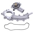 Aluminium Engine Water Outlet Thermostat Housing Assembly Kit 
