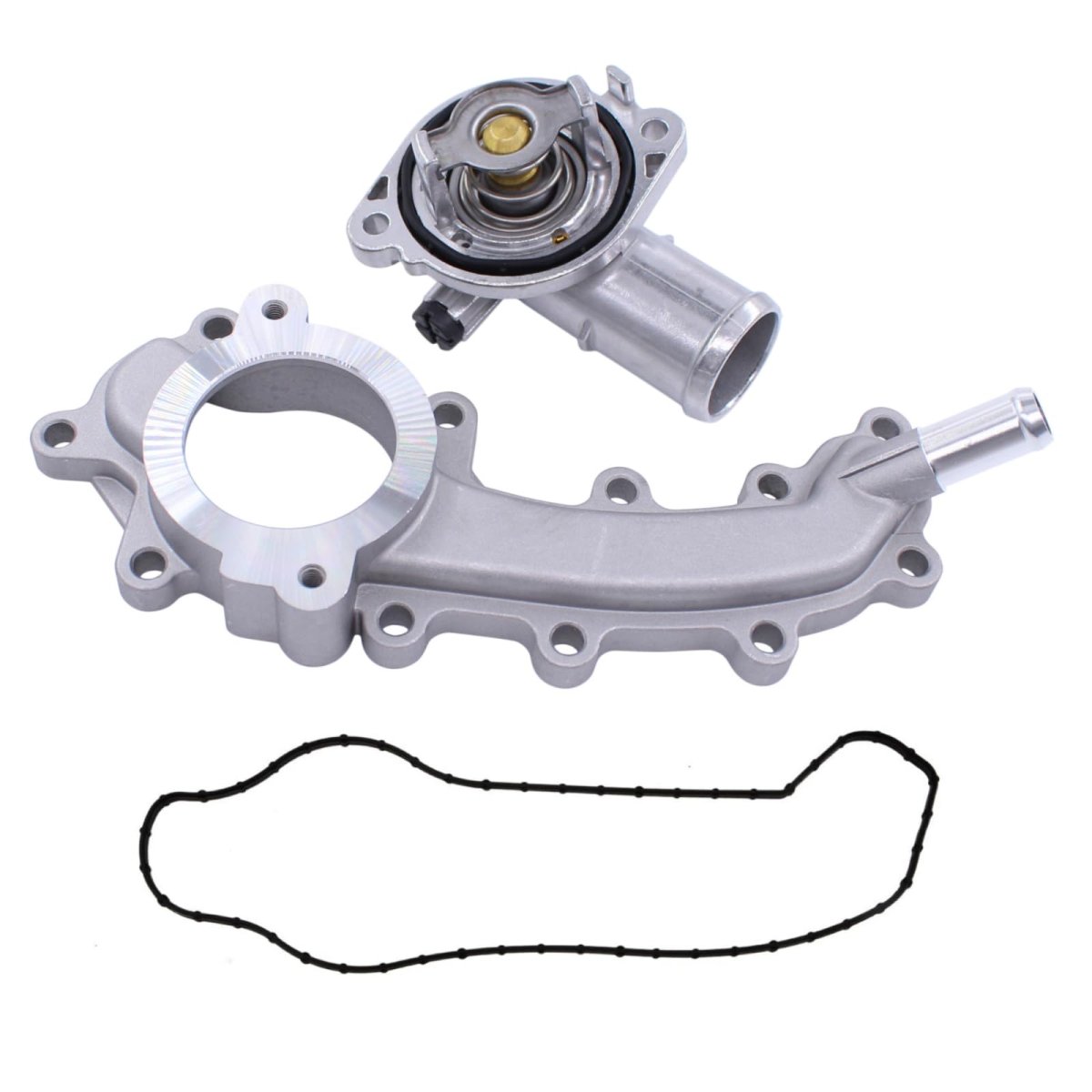 Aluminium Engine Water Outlet Thermostat Housing Assembly Kit