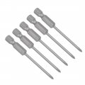 Uxcell 5 Pcs 2 5mm Ph0 Magnetic Phillips Screwdriver Bits 1 4 Inch Hex Shank 56-inch Length S2 Power Tool