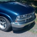 Kuafu Front Bumper Compatible With 1998-2005 Chevrolet S10 Blazer Pickup Truck Replacement For Gm1002368 15094048 Chrome Face