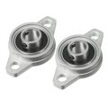2pcs Kfl001 12mm Zinc Alloy Self Aligning Pillow Block Flange Bearing 