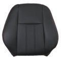Front Driver Or Passenger Side Top Back Replacement Seat Cover Black With Red Stitch For Chrysler Town And Country 2011-2016 