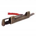 Chinese Antique Horizontal Padlock 3 5in 9cm R Spacing Pattern Brush Lock For Gift Boxes And Cabinets Decorative Collectible