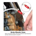 1pair Brake Bleeder Hose 6mm Long Lasting One Way Check Valve Tube Bleeding Tool Kit Universal For Motorcycle Car