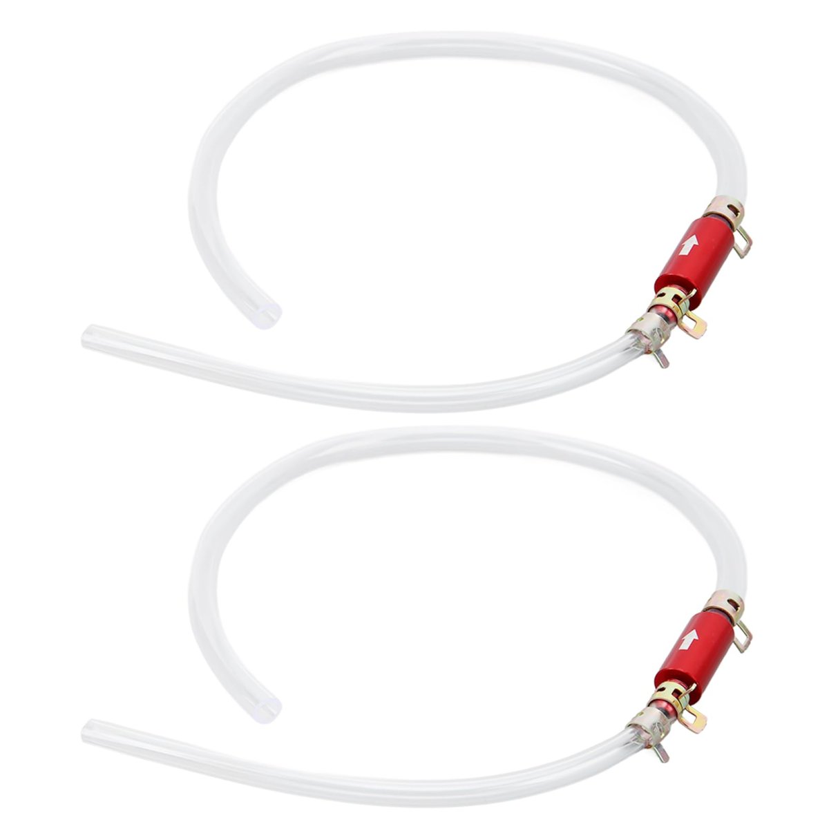 1pair Brake Bleeder Hose 6mm Long Lasting One Way Check Valve Tube Bleeding Tool Kit Universal For Motorcycle Car