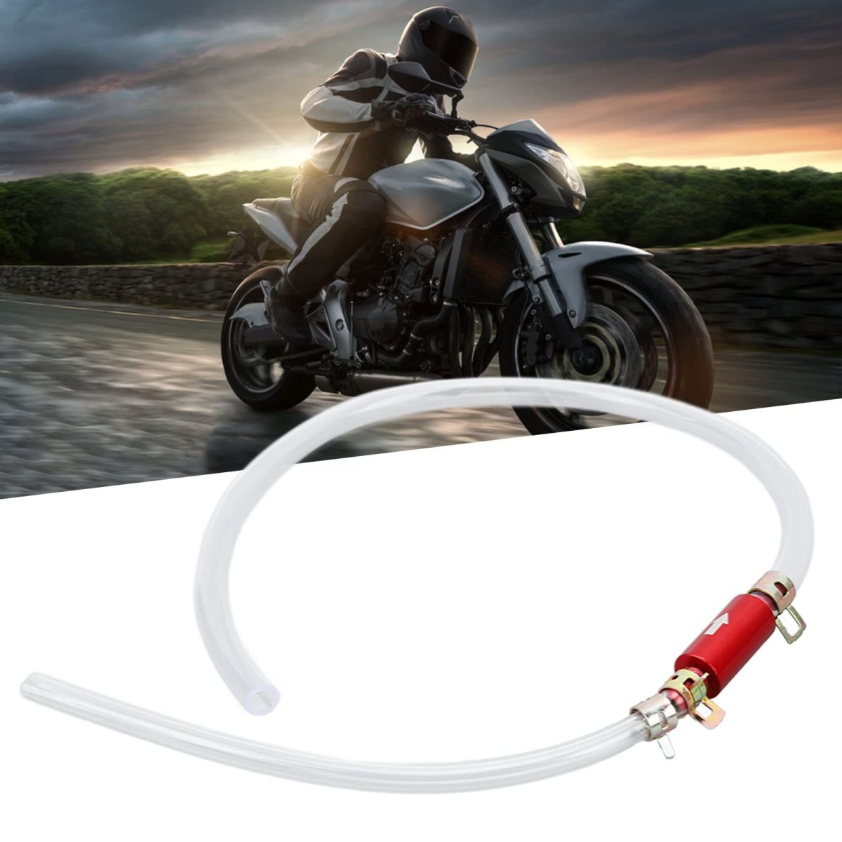 1pair Brake Bleeder Hose 6mm Long Lasting One Way Check Valve Tube Bleeding Tool Kit Universal For Motorcycle Car