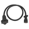 3ft 7 Way Trailer Plug Wiring Harness Heat Prong Tow Connector Cord Extension Wire For Rv Car Boat