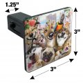 Pet Animals Selfie Dogs Cats Rabbit Hamster Guinea Pig Tow Trailer Hitch Cover Plug Insert