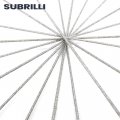 Subrilli 6pcs 1 2mm Diamond Coated Wire Saw Blade For Jade Metal Marble Granite Lapidary Cutting