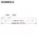 Subrilli 6pcs 1 2mm Diamond Coated Wire Saw Blade For Jade Metal Marble Granite Lapidary Cutting