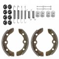 Caltric 2x Brake Shoe And Spring Kit Compatible With Club Car Gas Electric 1995-up Ds Precedent