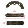 Caltric 2x Brake Shoe And Spring Kit Compatible With Club Car Gas Electric 1995-up Ds Precedent