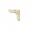 Metal Book Corner Protectors Edge Cover Guard 15 X 2mm Gold Tone 50pcs 
