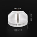 Uxcell Plastic Wire Cube Connectors 38x23mm Grid Buckle Clip For Storage Shelving Cabinet Organizer White 32pcs