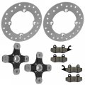 Caltric Front Wheel Hubs With Brake Discs And Pads Canam Commander Max 1000 2014-2015
