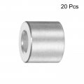 Uxcell 20pcs Aluminum Spacer 5mm Bore 10mm Od 9 Length Screw Standoff Bushing Plain Finish Round For M5 Screws Bolts And Rods