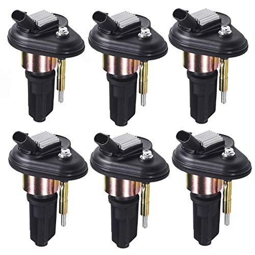 Set Of 6 Ignition Coil Packs For Buick Rainier Chevrolet Trailblazer Colorado Gmc Envoy Canyon Hummer H3 Isuzu Ascender
