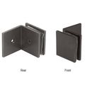 Crl Oil Rubbed Bronze Fixed Panel Square Clamp With Large Leg By Cr Laurence 
