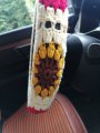 Ydm Car Steering Wheel Cover Crochet Sunflower Crochet Steering