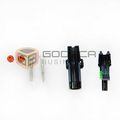 1 X Female And Male Connector Plug 1-way Weatherpack Electrical W Out Wire 