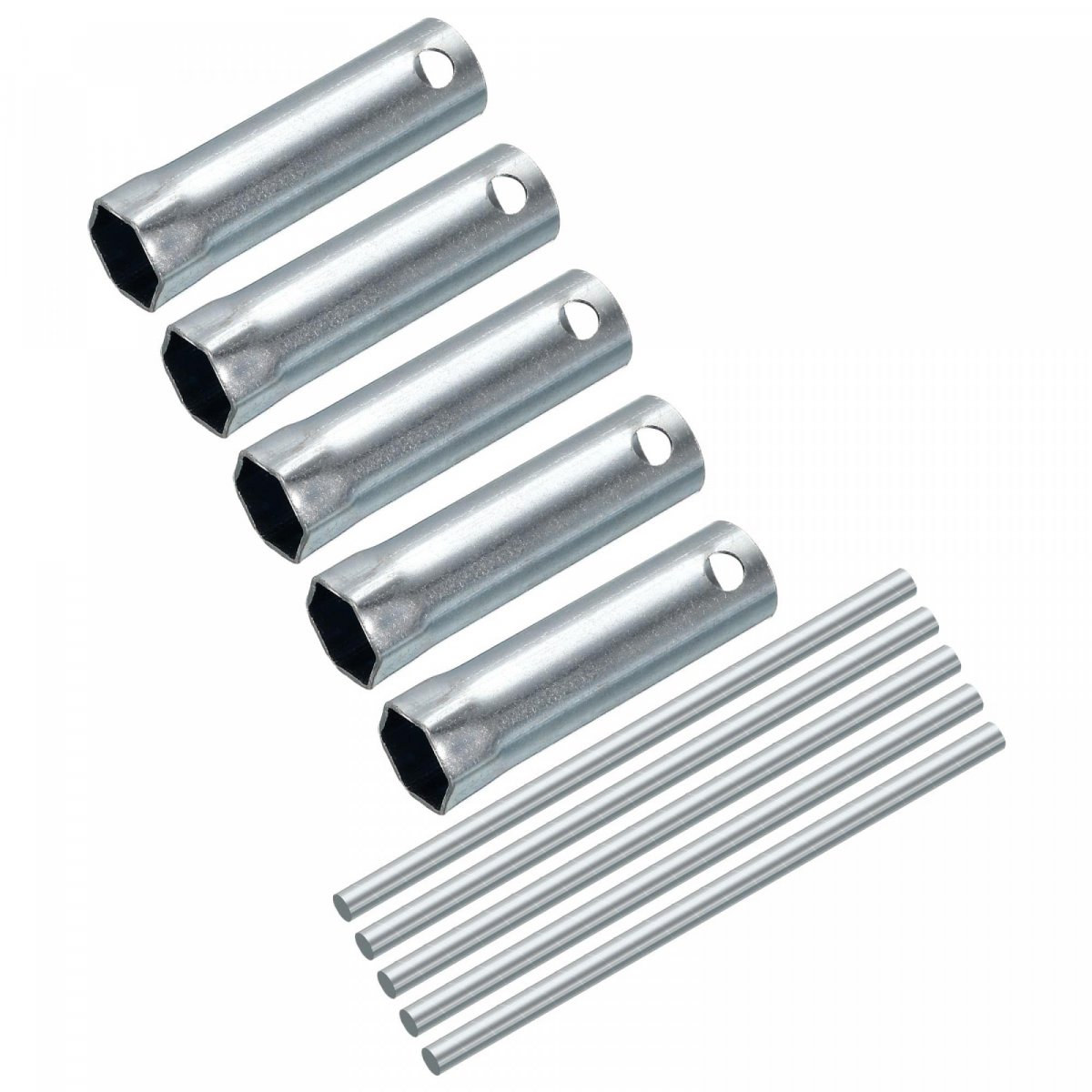 16mm Universal Ignition Spark Plug Spanner Extended Wrench Socket 5 Pcs