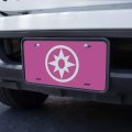 Green Lantern Blackest Night Star Sapphire Logo Novelty Metal License Plate Aluminum Vanity Tag For North American Vehicles 6