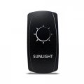 Ch4x4 Rocker Switch Sunlight Symbol Blue Led
