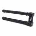 Httmt- Cnc Black Bolt-on 14 Riser Top Clamp Compatible With H-d 1 4 Handlebar Touring Flhr P N Tghd-hbs026b-vi-bk