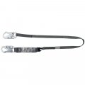 Msa 10193125 V-series Standard Shock Absorbing Lanyard 4 Single-leg 36c Small Snaphooks Fixed Length Polyester Web Durable 
