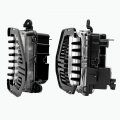 Kuafu Led Fog Light Bezel Compatible With 2019-2023 Gmc Sierra 1500 Denali Waterproof Lamp Assembly Black Clear Lens Pair 2pcs