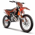 2014-2015 Xcf-w Flaming Gearhead Orange Senge Graphics Base Kit For Ktm 