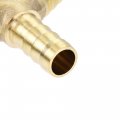 Uxcell Reducing Barb Hose Fitting Y Shape Pipe Connector Brass 1 2 X 3 8