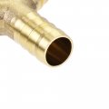 Uxcell Reducing Barb Hose Fitting Y Shape Pipe Connector Brass 1 2 X 3 8