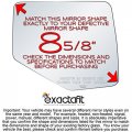 Exactafit 8620r Passenger Side Mirror Glass Right Replacement Compatible With Ford Explorer Sport Trac Ranger Mazda B2300 B3000