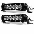 Angel Ma2pcs 8 Inch Led Light Spot Beam Bar Waterproof Work Lights For Tractor Atv Utv Truck Boat Golf Cart Off Road Fog 