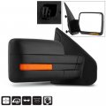 Acanii Power Heat Led Signal Puddle View Mirror Passenger Side Original Style For 2007-2014 Ford F150 Pickup Right