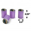 T-rex Dinosaur Head Valve Stem Caps For Tire Rim Wheel Aluminum Purple