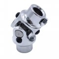 Gskmotor 3 4 Round Smooth X 4-36 Spline Chrome Universal Steering Shaft U Joint Column 