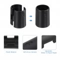 Uxcell 50pcs Wire Shelving Shelf Lock Clips Plastic For 7 8 Post Sleeves Replacements System Black