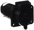 7 Way Connector Socket Thermo Plastic Automotive Trailer With Safety Latch And Dual Grips 