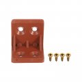 Uxcell 30pcs 90 Degree Plastic Corner Braces 27 3x27x27mm Nylon Shelf Right Angle Brackets With Screws For Cabinets Cupboards