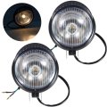 Black Motorcycle Passing Driving Projector Spot Fog Lamp With Turn Signal Lights Replacement For 2002-2009 Vtx
